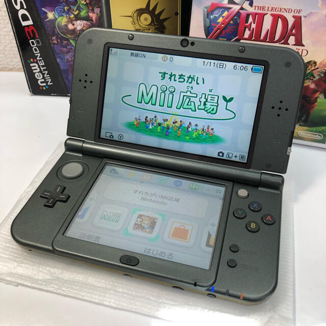 ★極美品！New3DS LL ゼルダの伝説 ムジュラの仮面 3D パック 送料込