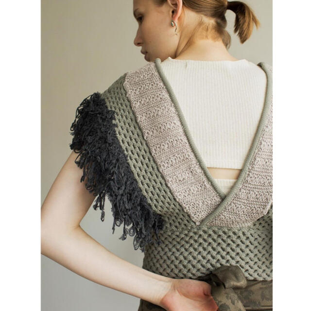 高評価格安leinwande Patchwork Fringe Topの通販 by tama's shop