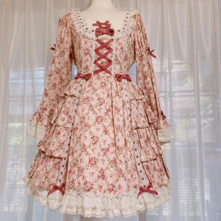 アンジェリックプリティー(Angelic Pretty)のAngelic Pretty ブーケ柄プリンセスワンピースセット(セット/コーデ)