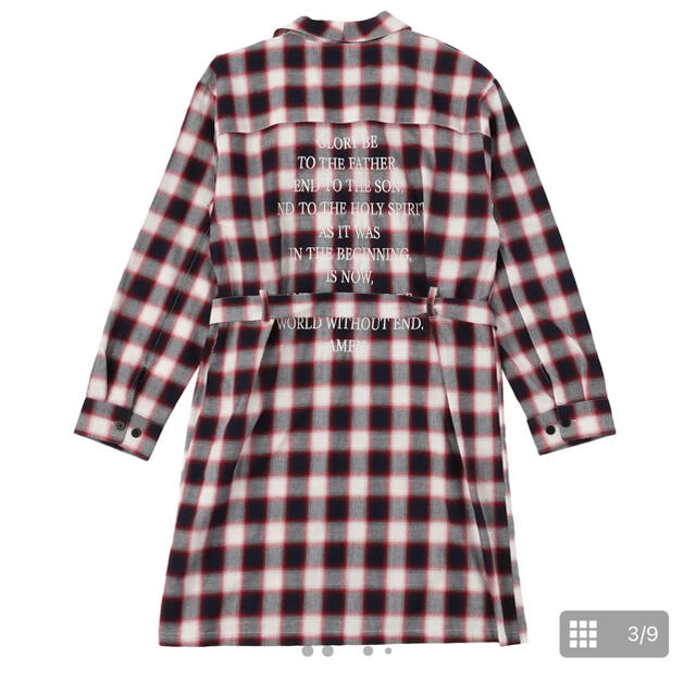 Supreme(シュプリーム)のexample ロングガウンシャツ Mサイズ メンズのトップス(Tシャツ/カットソー(半袖/袖なし))の商品写真