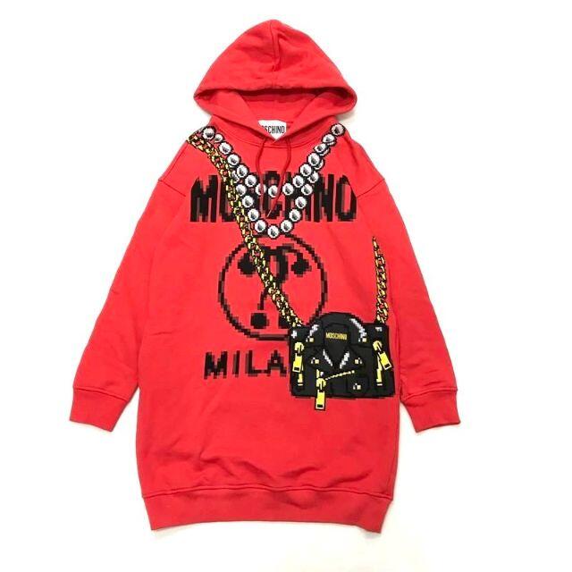 国内正規 19SS MOSCHINO モスキーノ パーカー ワンピース 36