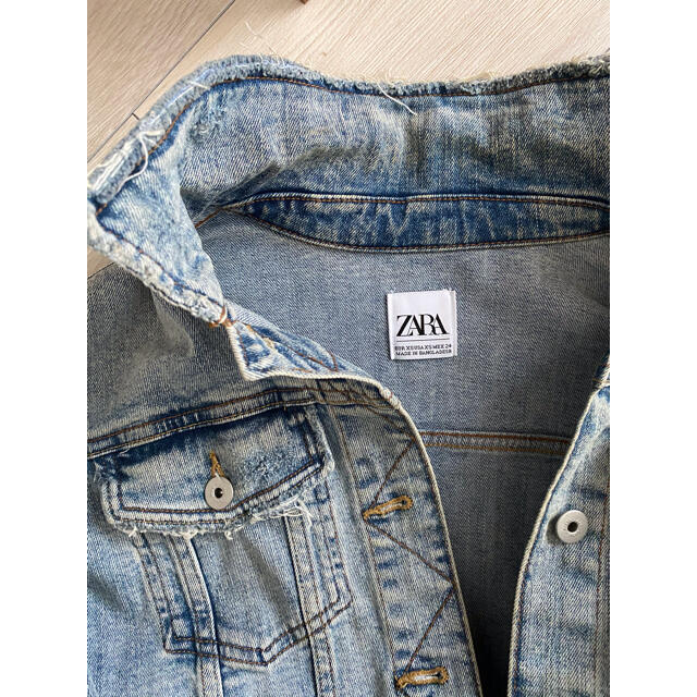 ZARA(ザラ)のZARA✴︎デニムジャケット XS レディースのジャケット/アウター(Gジャン/デニムジャケット)の商品写真