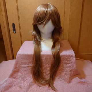 ボディライン(BODYLINE)のフルウィッグ レイヤーカールロング シナモンブラウン(ロングストレート)