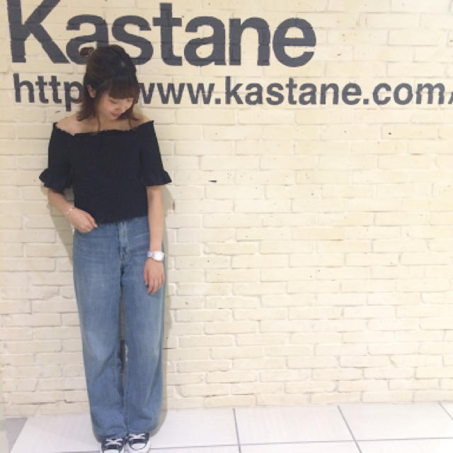 kastane シフォンシャーリングTEE 1