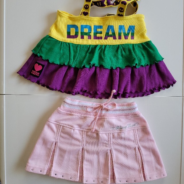 DREAMBABYS(ドリームベイビーズ)のDREAM　BABYS　スカート　2着セット キッズ/ベビー/マタニティのキッズ服女の子用(90cm~)(スカート)の商品写真