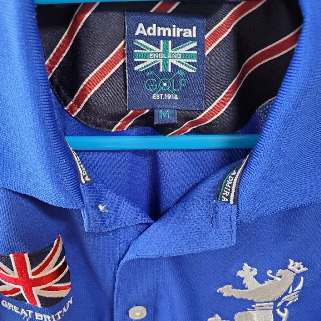 Admiral(アドミラル)のアドミラル　定番ポロシャツ　M ネイビー スポーツ/アウトドアのゴルフ(ウエア)の商品写真