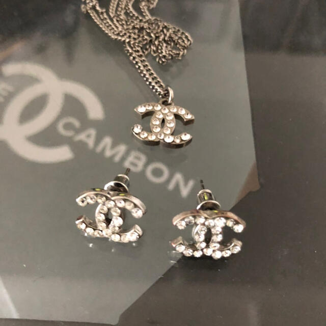 シャネル ネックレス&ピアスセット シャネル ネックレス&ピアスセット