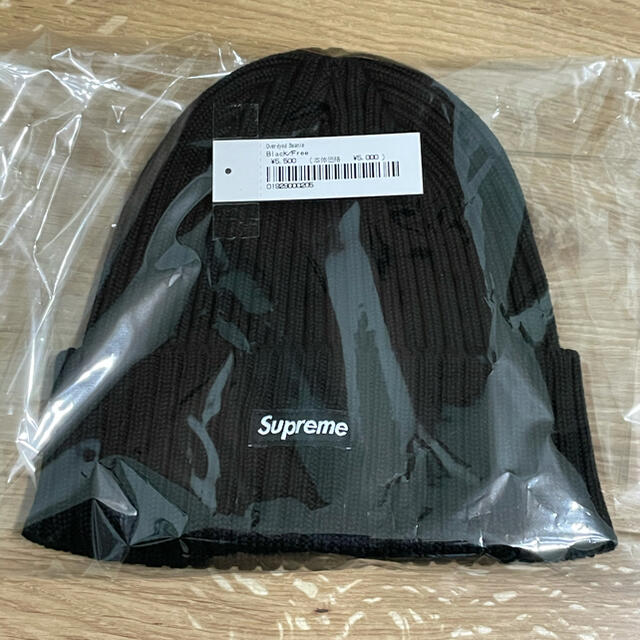 帽子21SS Supreme Overdyed Beanie BLACK おまけ付き