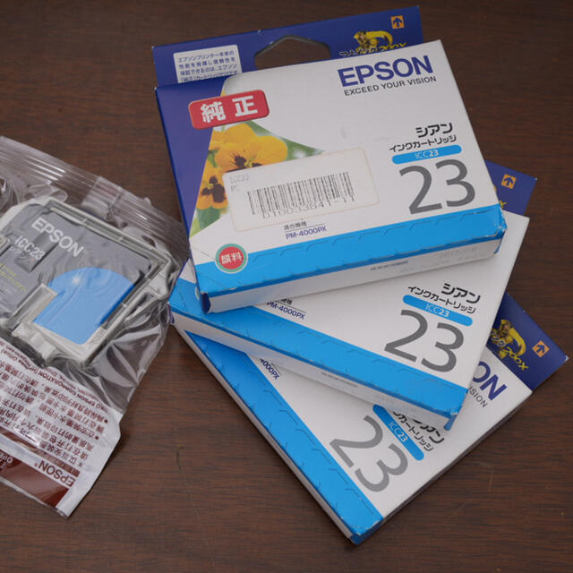 EPSON - エプソン 純正インク 23 PM4000px icc23 icm23 icy23の通販 by