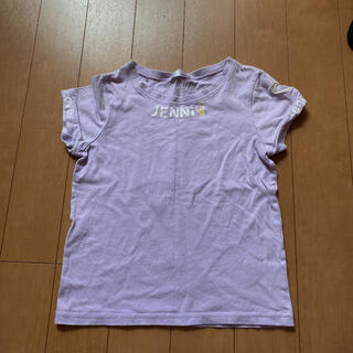 ジェニィ(JENNI)のJENNI 肩ハート付きロゴTシャツ 150(Tシャツ/カットソー)