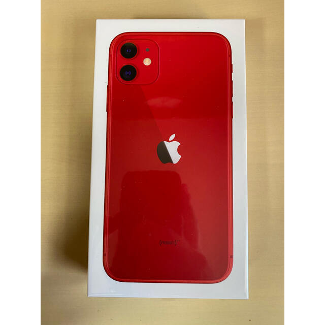 iPhone 11 (PRODUCT)RED 64 GB SIMフリー