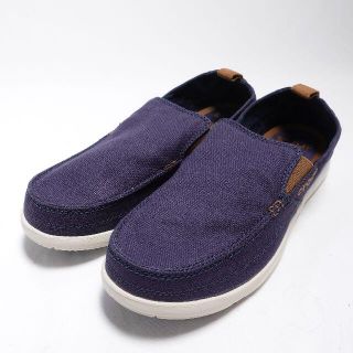 クロックス(crocs)のCROCS　WALU　メンズ　ネイビー(スリッポン/モカシン)