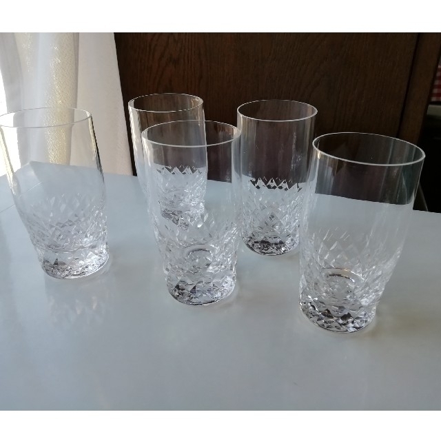 東洋佐々木ガラス(トウヨウササキガラス)のひとくちビールグラス　5個 インテリア/住まい/日用品のキッチン/食器(グラス/カップ)の商品写真