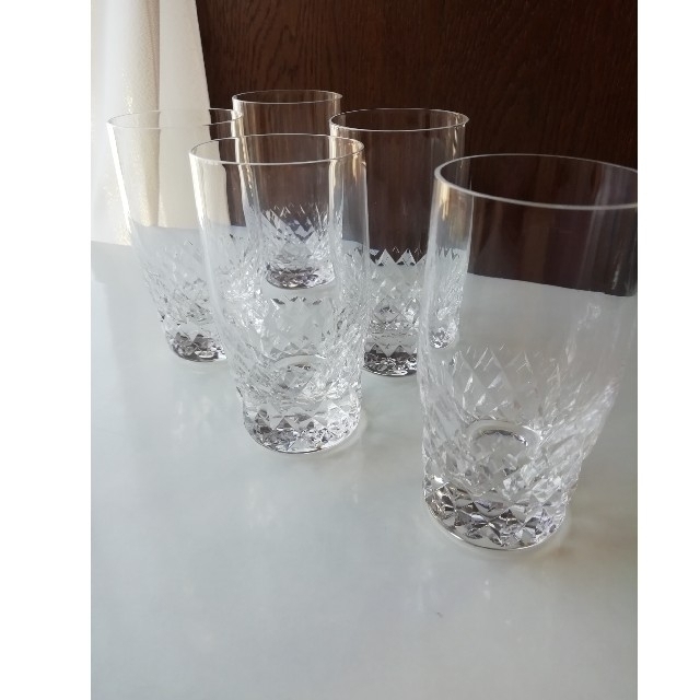 東洋佐々木ガラス(トウヨウササキガラス)のひとくちビールグラス　5個 インテリア/住まい/日用品のキッチン/食器(グラス/カップ)の商品写真