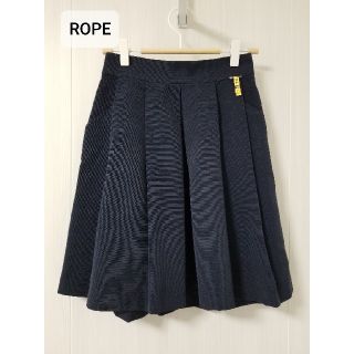 ロペ(ROPE’)のROPE(ロペ)　スカート　ネイビー(ひざ丈スカート)