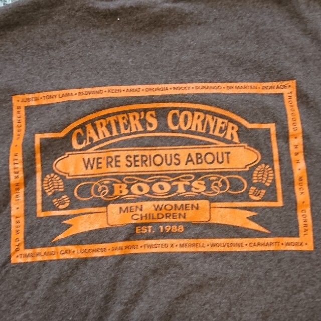 carhartt(カーハート)の【なの様専用】PORT&COMPANY カーターズコーナー 両面プリントTシャツ メンズのトップス(Tシャツ/カットソー(半袖/袖なし))の商品写真