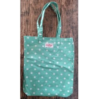 キャスキッドソン(Cath Kidston)のCath Kidston キャスキッドソン グリーン ドット柄 トートバッグ(トートバッグ)