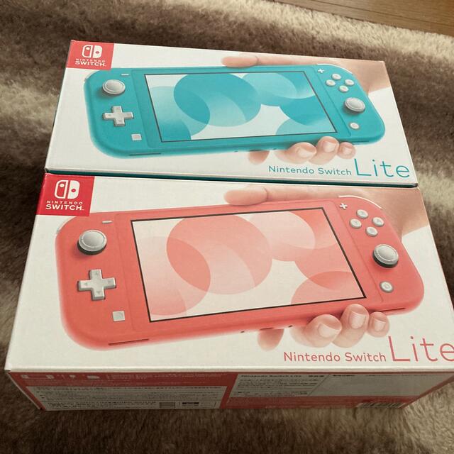 Nintendo Switch(ニンテンドースイッチ)の新品　Nintendo Switch  Lite スイッチライト　２台セット エンタメ/ホビーのゲームソフト/ゲーム機本体(家庭用ゲーム機本体)の商品写真