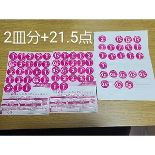 2021ヤマザキ春のパンまつり 28点×2枚（2皿分）+21.5点 5.16まで(その他)