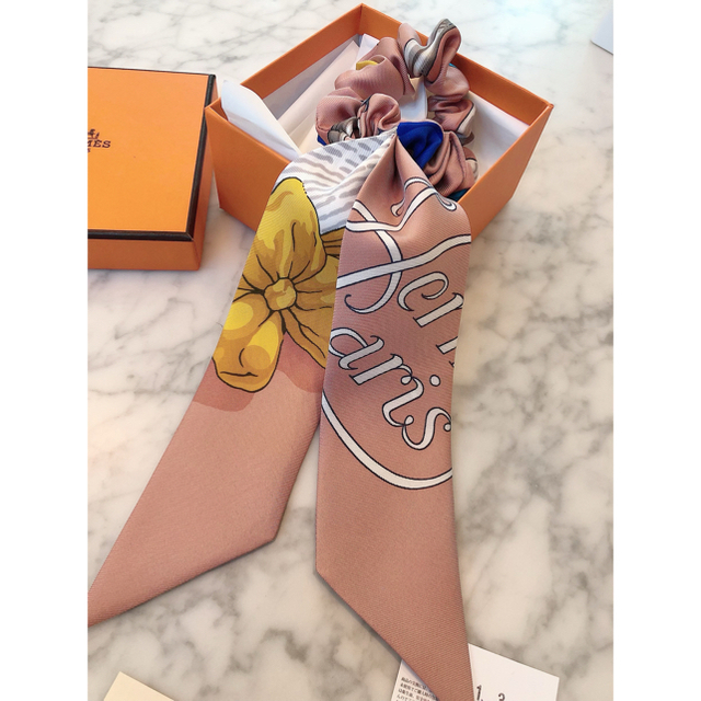 新品未使用 レア エルメス シュシュ 小物 カレ カシシル グッズ HERMES