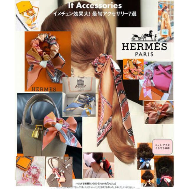 新品未使用　レア　エルメス　シュシュ　小物　カレ　カシシル　グッズ　HERMES 5