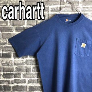 カーハート(carhartt)のカーハート☆Tシャツ 古着 ゆるだぼ ワンポイントロゴ 90s h60(Tシャツ/カットソー(半袖/袖なし))