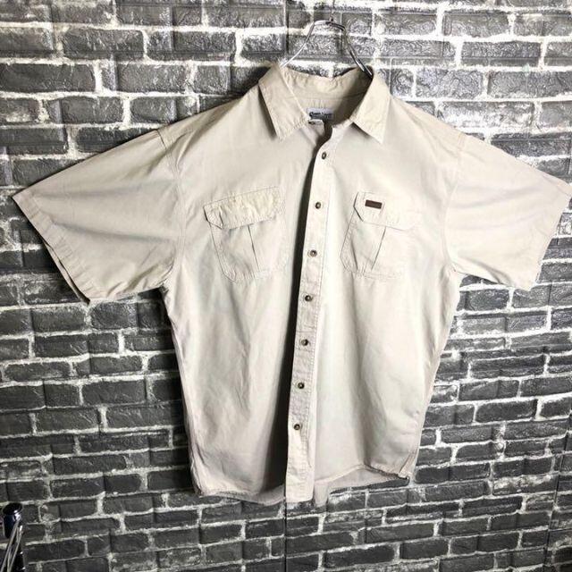 carhartt(カーハート)のカーハート☆ワークシャツ 古着 ゆるだぼ ワンポイントロゴ 90s h57 メンズのトップス(シャツ)の商品写真