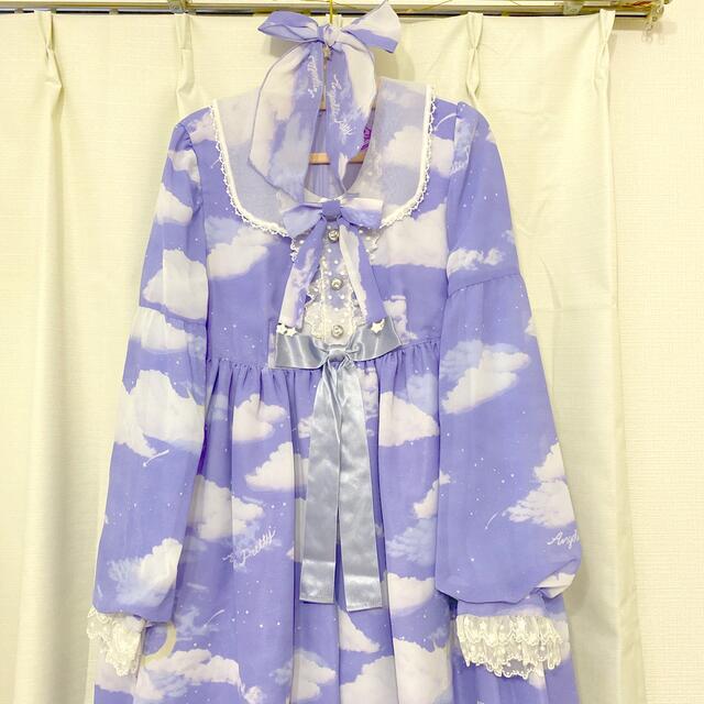 Angelic Pretty♡misty sky OP+クリップ ラベンダー