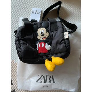 ザラ(ZARA)のZARA ミッキーボストンバッグ(新品タグ付き)(ボストンバッグ)