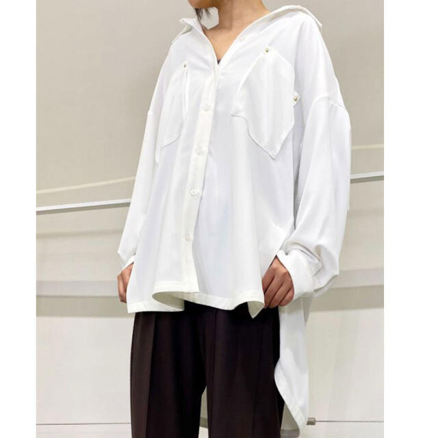 ayane ユルシャツ☆ホワイト レディースのトップス(シャツ/ブラウス(長袖/七分))の商品写真