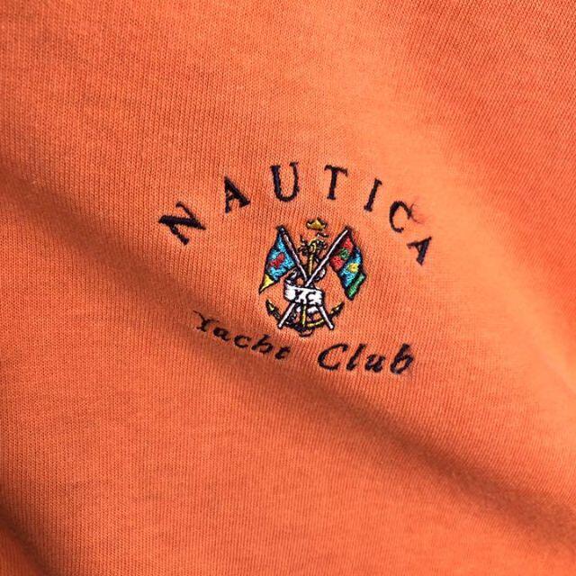 NAUTICA(ノーティカ)のノーティカ☆ポロシャツ ゆるだぼ 90s 刺繍ロゴ 古着 hビッグサイズ h41 メンズのトップス(ポロシャツ)の商品写真