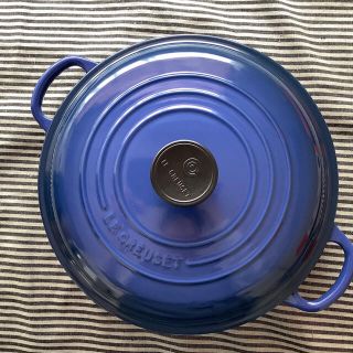 ルクルーゼ(LE CREUSET)の【ルクルーゼジャポン 正規品】ビュッフェキャセロール 26 コバルトブルー(鍋/フライパン)