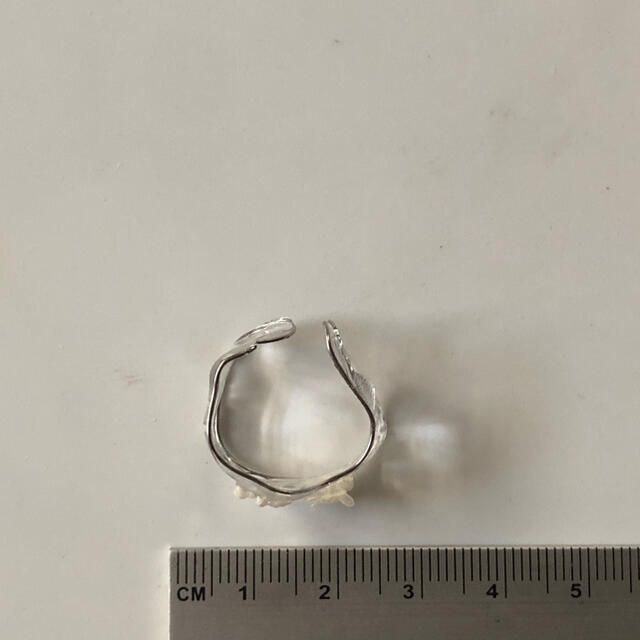 daisy clear  ring ハンドメイドのアクセサリー(リング)の商品写真