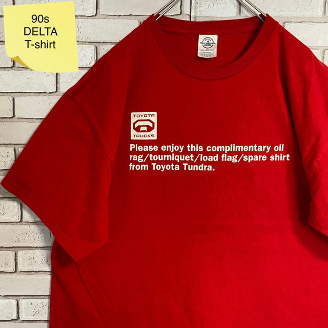 DELTA(デルタ)の90s 古着 デルタ Tシャツ プリント ビッグシルエット ゆるだぼ メンズのトップス(Tシャツ/カットソー(半袖/袖なし))の商品写真