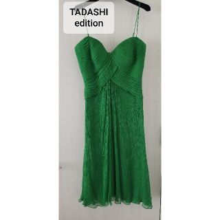 タダシショウジ(TADASHI SHOJI)のシルク100% TADASHI　ワンピース　ドレス(ひざ丈ワンピース)