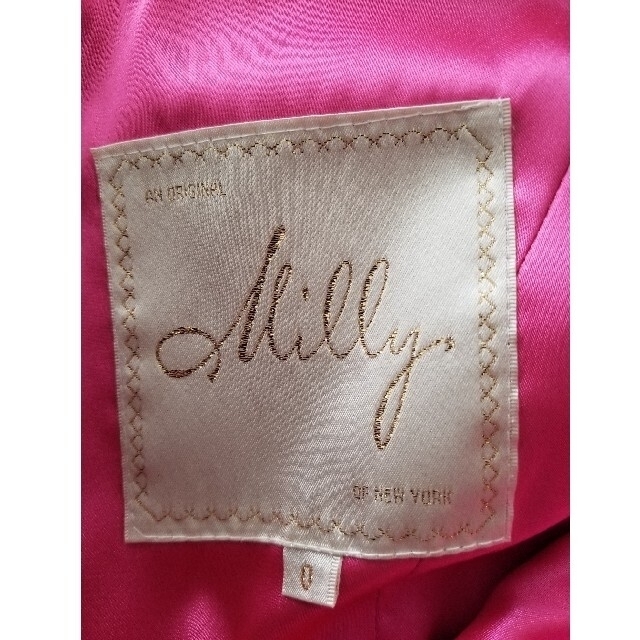 Milly(ミリー)の☆シルク入り☆Milly 膝丈ワンピース　ドレス　ブラック　サイズS レディースのワンピース(ひざ丈ワンピース)の商品写真