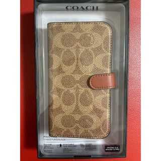 コーチ(COACH)のCOACH 手帳型ケース　iPhone用携帯ケース(iPhoneケース)