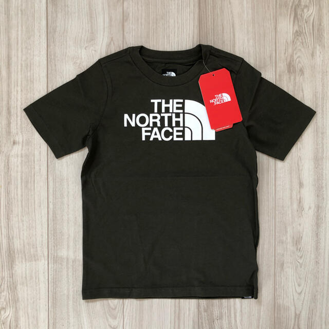 THE NORTH FACE(ザノースフェイス)のNGT394様　専用　ノースフェイス　キッズ　ロゴTシャツ　カーキ　100cm キッズ/ベビー/マタニティのキッズ服男の子用(90cm~)(Tシャツ/カットソー)の商品写真