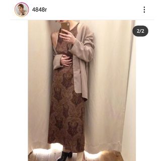 トゥデイフル(TODAYFUL)のTODAYFUL Paisley Apron Dress (ロングワンピース/マキシワンピース)