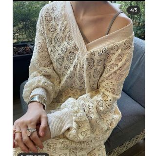 ステュディオス(STUDIOUS)のCLANE クラネ VINTAGE LACE LOOSE ONE PIECE(ロングワンピース/マキシワンピース)