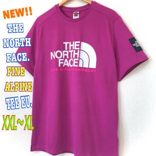 ザノースフェイス(THE NORTH FACE)のレアカラー ♪ ノースフェイス ファイン アルパイン Tシャツ EU パープル(Tシャツ/カットソー(半袖/袖なし))