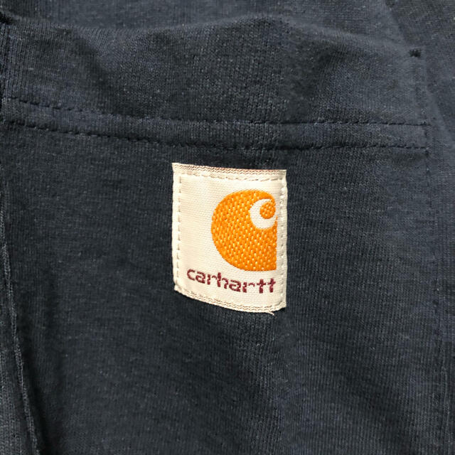 carhartt(カーハート)の【新品】×【XXL】希少サイズ カーハート Tシャツ 半袖 紺 ネイビー 春 夏 メンズのトップス(Tシャツ/カットソー(半袖/袖なし))の商品写真