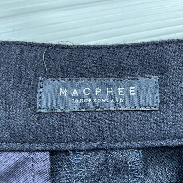 MACPHEE(マカフィー)のMACPHEE マカフィー　ワイドパンツ　ダークネイビー　36 レディースのパンツ(カジュアルパンツ)の商品写真