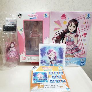 バンダイ(BANDAI)のラブライブ！ 一番くじ B賞 桜内梨子 フィギュア クリアボトル コンプリート(アニメ/ゲーム)