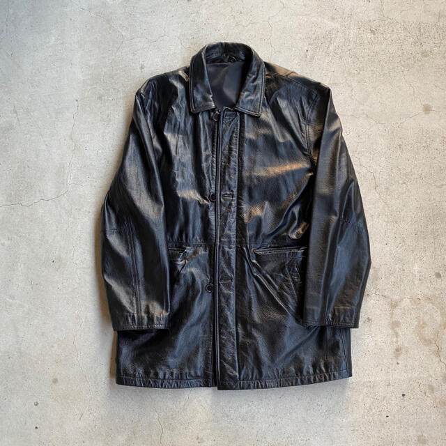 USED Leather coat