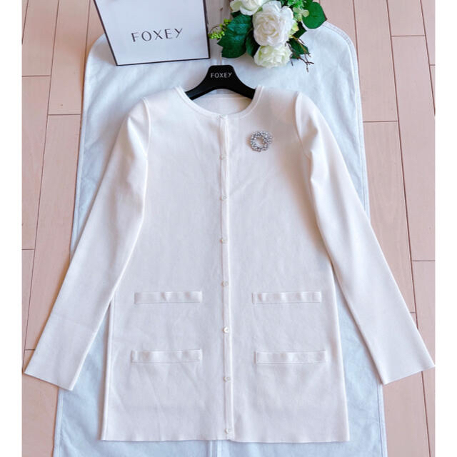 FOXEY 2018年Sally ロングカーディガン38 極美品 Rene 大割引