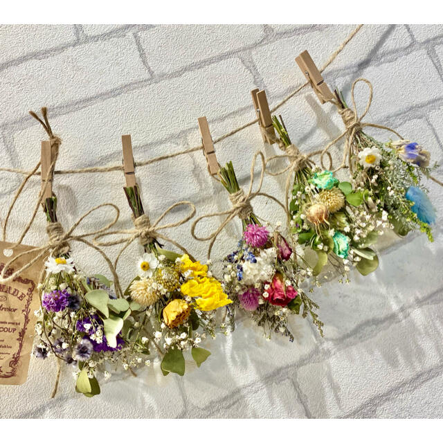 ドライフラワー スワッグ ガーランド❁207 カラフル薔薇スイートピー 花束♪ ドライフラワー ドライフラワー スワッグ ガーランド❁207 カラフル薔薇スイートピー 花束♪ ドライフラワー