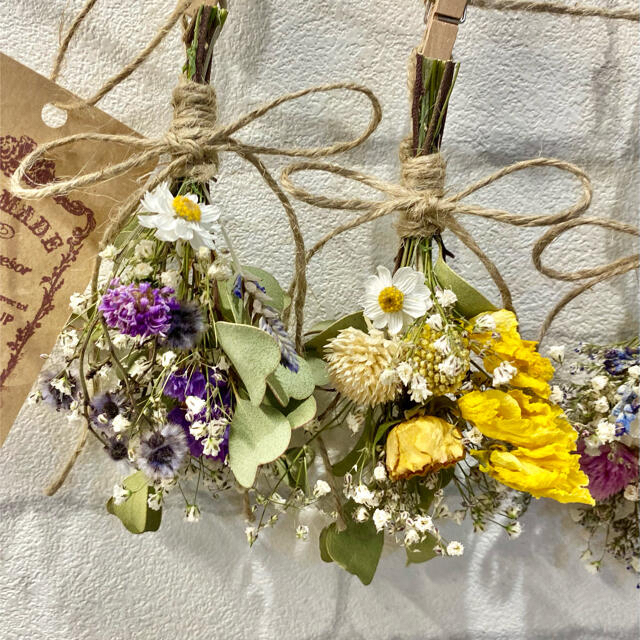 ドライフラワー スワッグ ガーランド❁207 カラフル薔薇スイートピー 花束♪ ドライフラワー ドライフラワー スワッグ ガーランド❁207 カラフル薔薇スイートピー 花束♪ ドライフラワー
