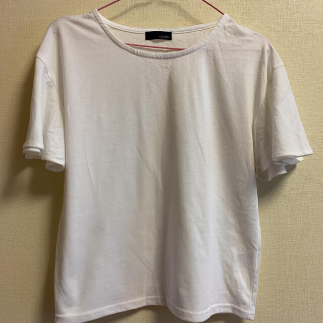 a.g.plus(エージープラス)のTシャツ　白T レディースのトップス(Tシャツ(半袖/袖なし))の商品写真
