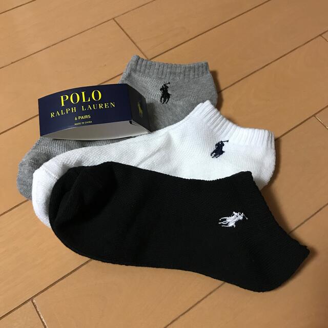 POLO RALPH LAUREN(ポロラルフローレン)のポロラルフローレンくつ下3足組 レディースのレッグウェア(ソックス)の商品写真